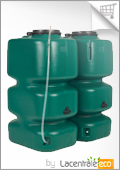 r&eacute;servoir 2000 litres  r&eacute;cup&eacute;ration eau de pluie